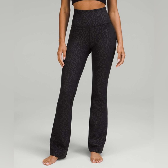 lululemon athletica Pants - Lululemon Groove Super-High-Rise Flared Pant Sz 12
